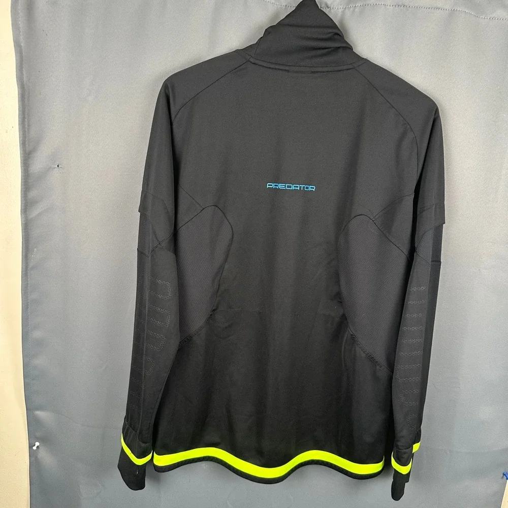 Adidas Predator Formotion Mens Black Blue Neon Yellow Soccer Training Top Medium